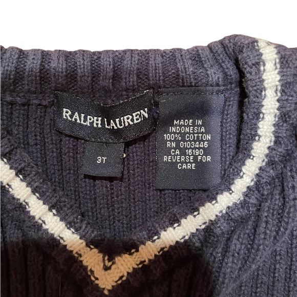 Ralph Lauren size 3T sweater vest - Picture 5 of 6